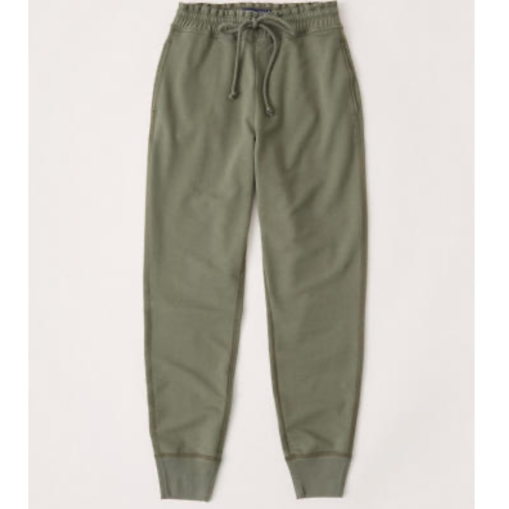 🆕 Abercrombie & Fitch Ruffle Waistband Joggers